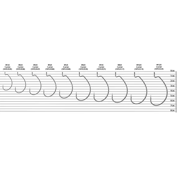 Гачок Select WH-93 #3/0 (5 шт / уп), Номер гачка, №: 3/0, фото , изображение 3